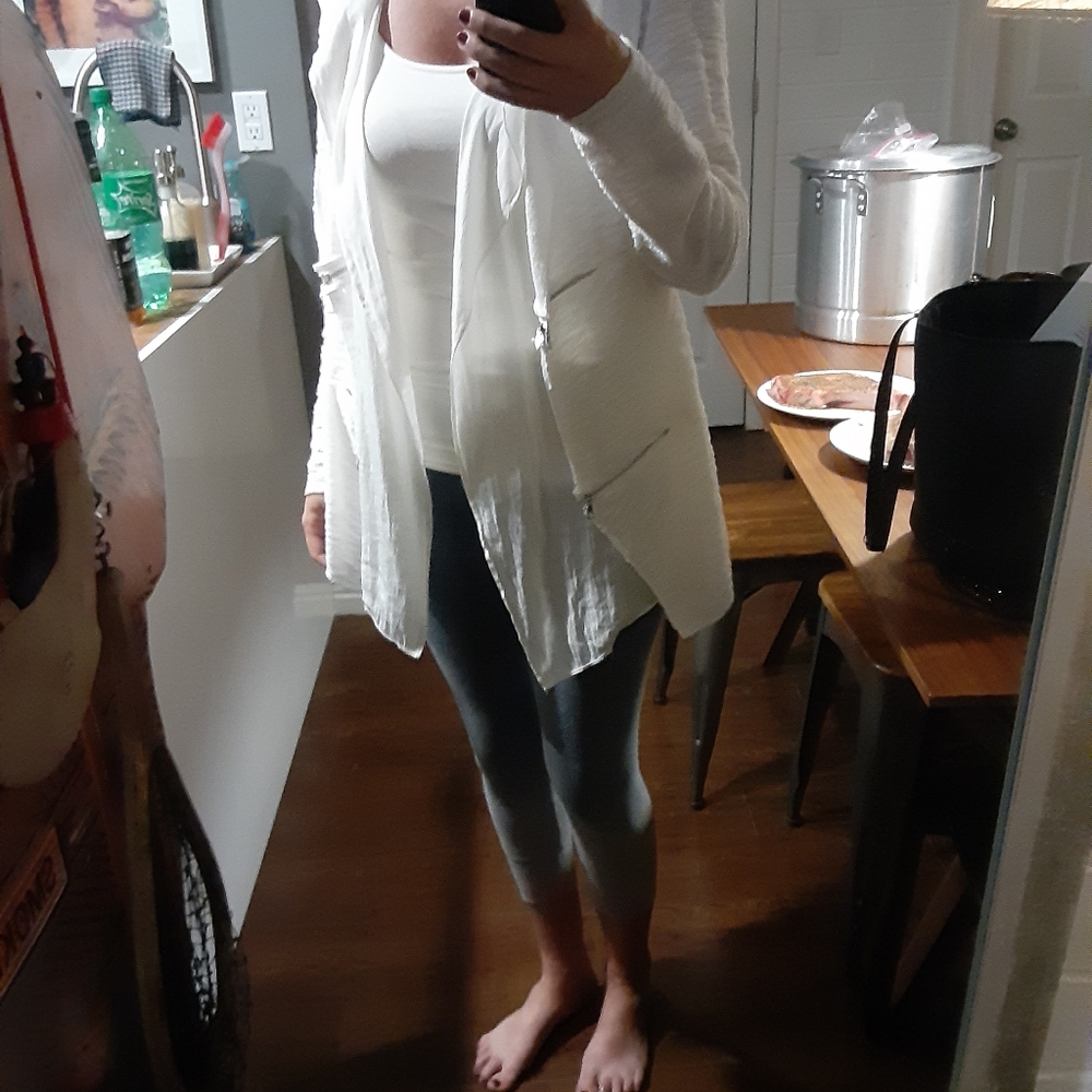 White Cardigan